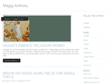 Tablet Screenshot of maggyanthony.com